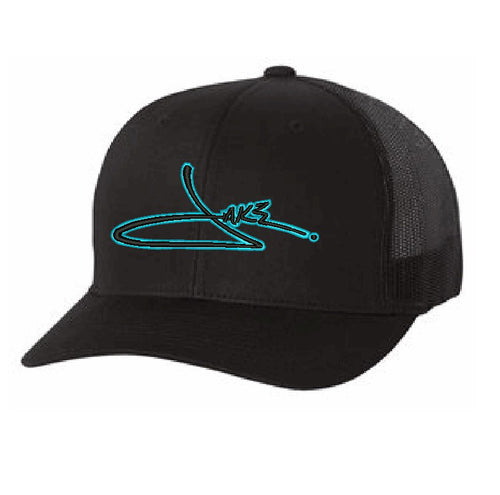 Jake Signature Embroidered Snap-back Trucker Cap