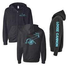 Load image into Gallery viewer, Loose Cannon Zippered Hoodie